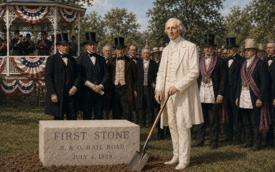 Charles Carroll of Carrollton The Last Signer & the First Stone (Featured Image)