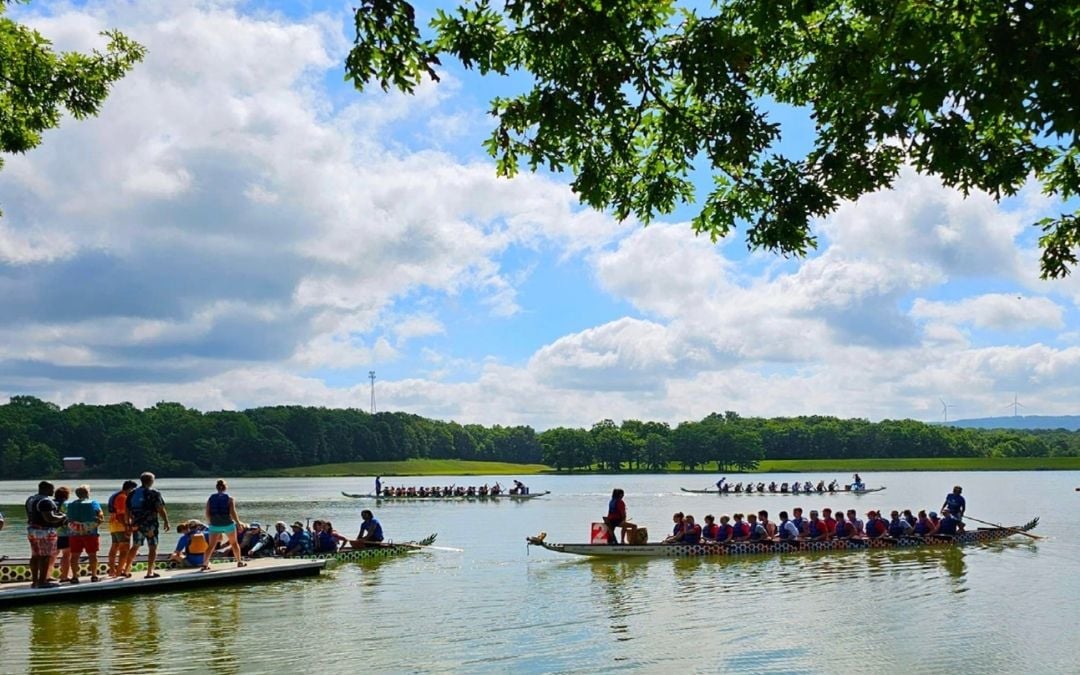 Dragon Boats Return to Broadford Lake