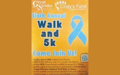 Great Strides Walk Returns May 17 with New 5K Run to Benefit Cindy’s Fund