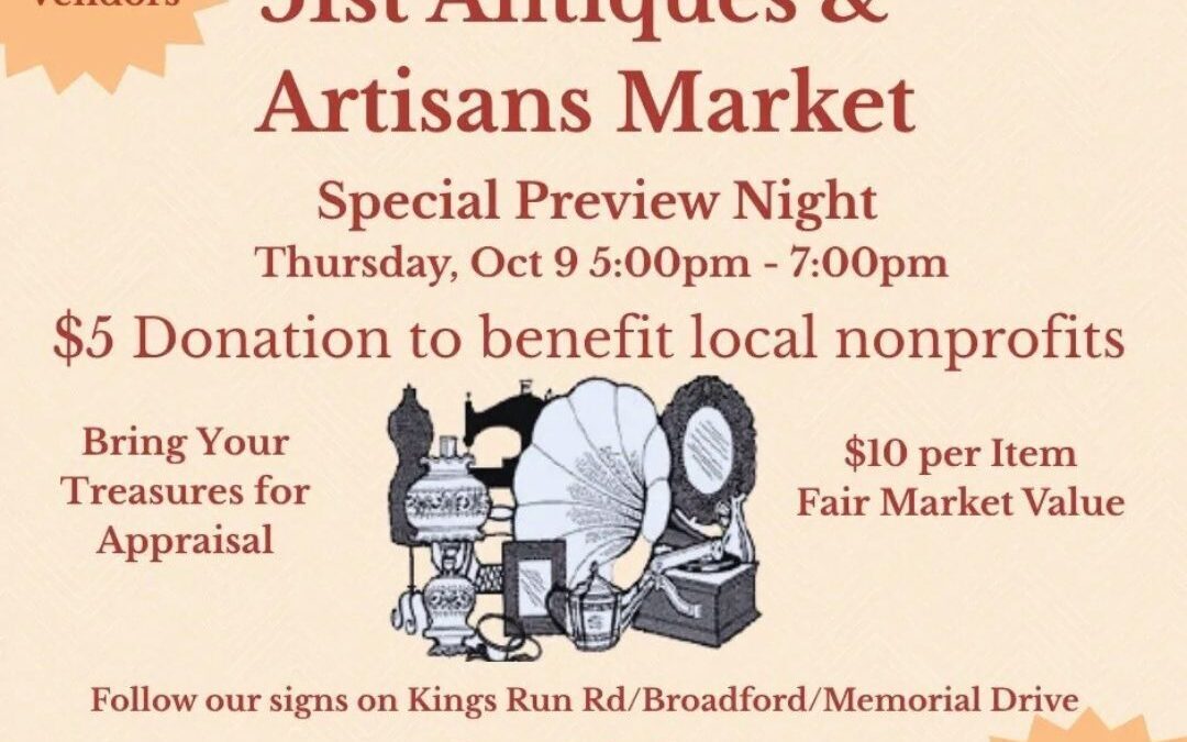 Preview Night for the Antiques & Artisans Market